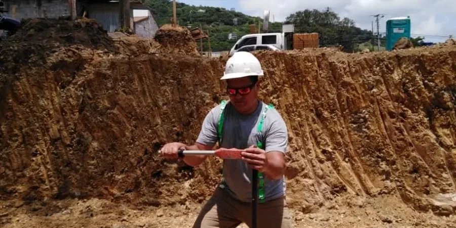 Image illustrative de Essai de cisaillement au scissomètre de chantier (Vane Shear Test) à Arles
